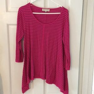 Jones New York Sport Fuchsia with Black   Top